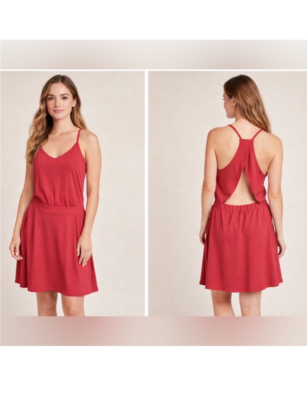 Halara Coral Midi Dress S NWT Ultra Lightweight Quick Dry Stretch Athletic